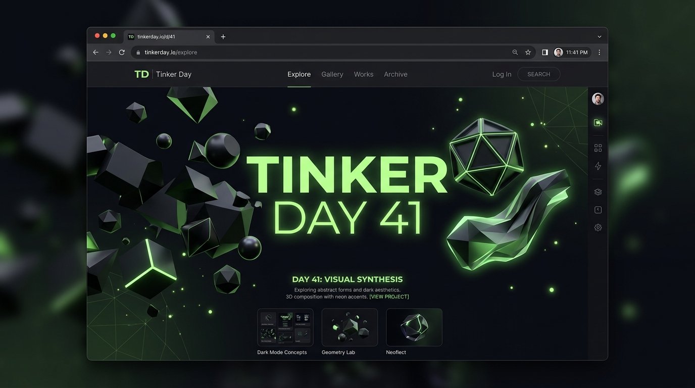 Tinker Day 41 Experimental Creative Coding