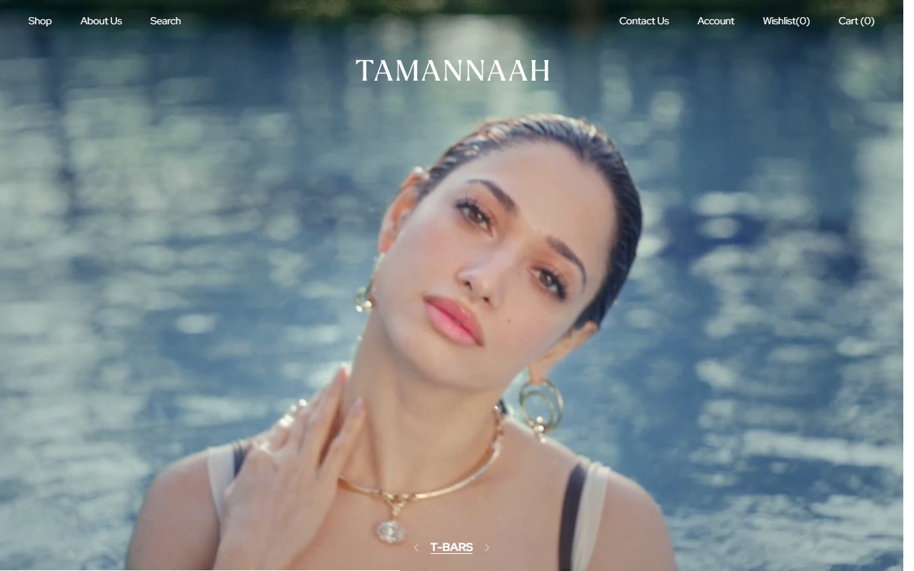 Tamannaah Luxury Personal Brand Platform